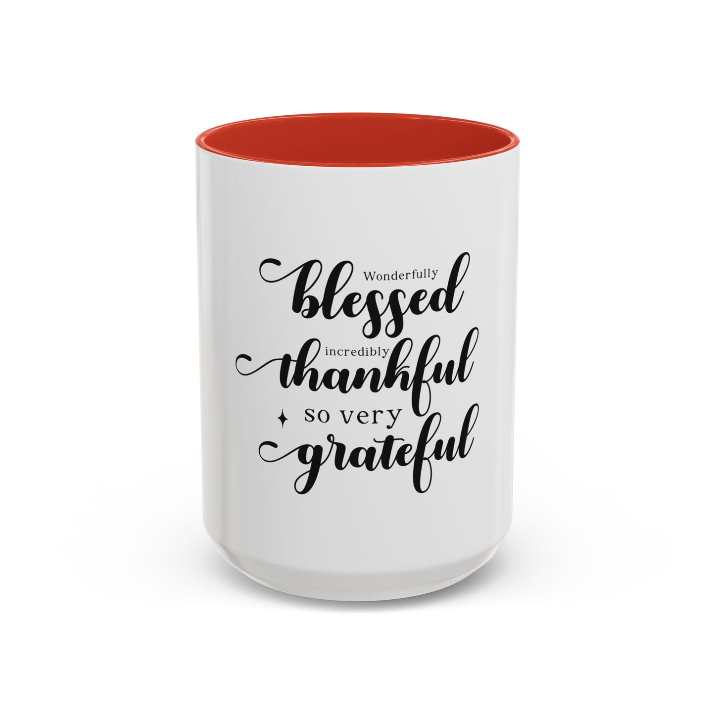 Blessed Grateful Thankful  Mug