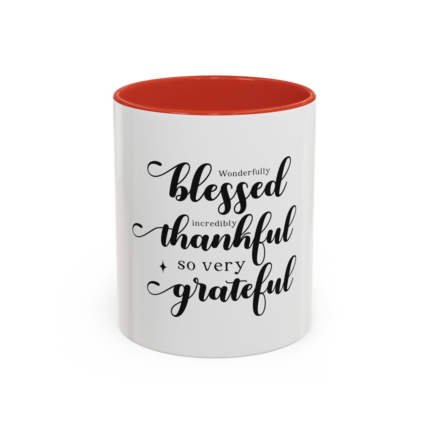 Blessed Grateful Thankful  Mug