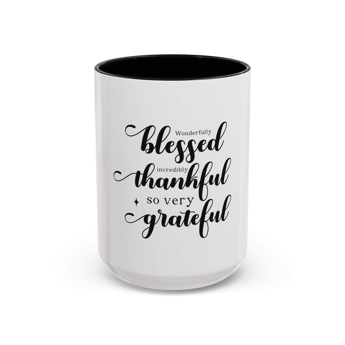 Blessed Grateful Thankful  Mug