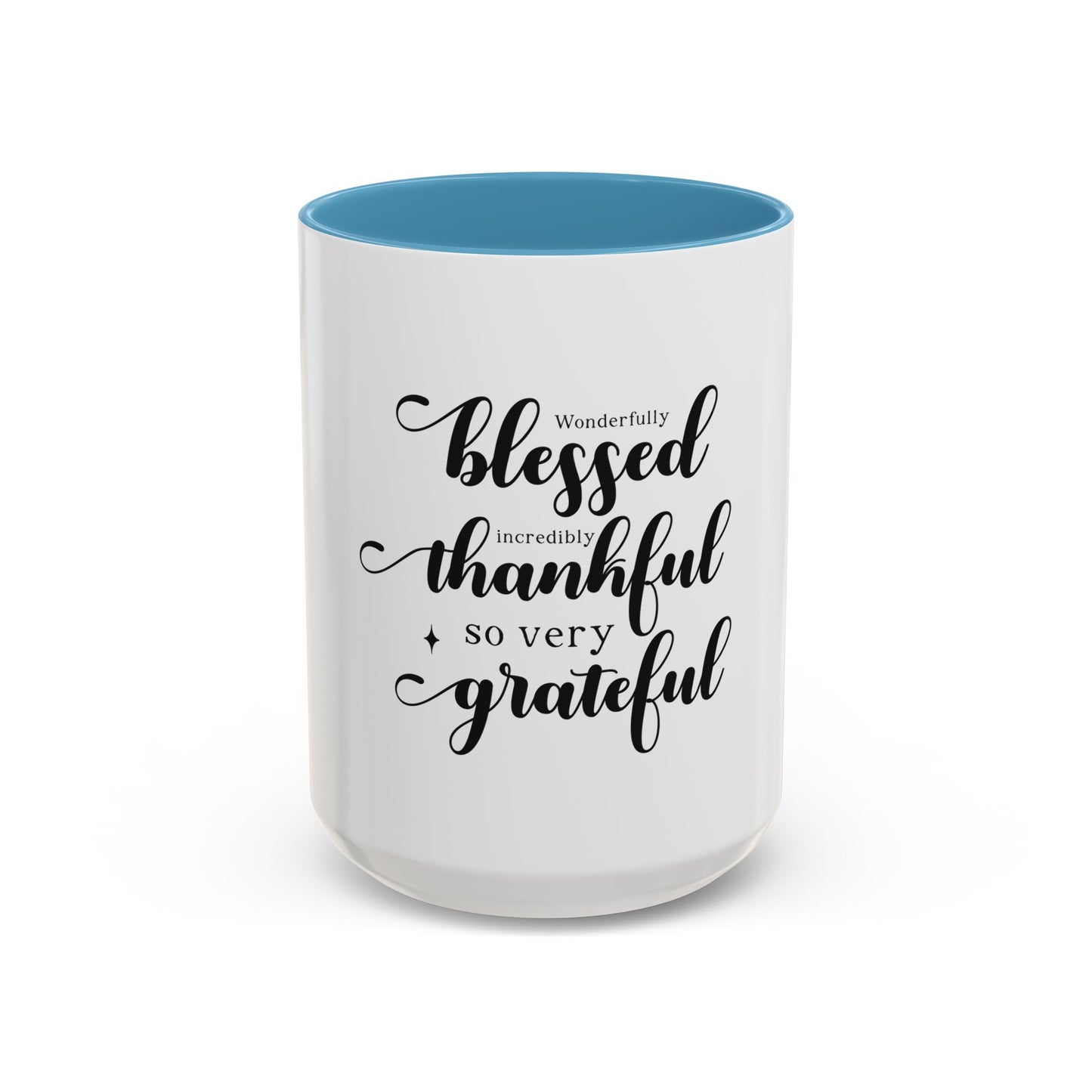 Blessed Grateful Thankful  Mug