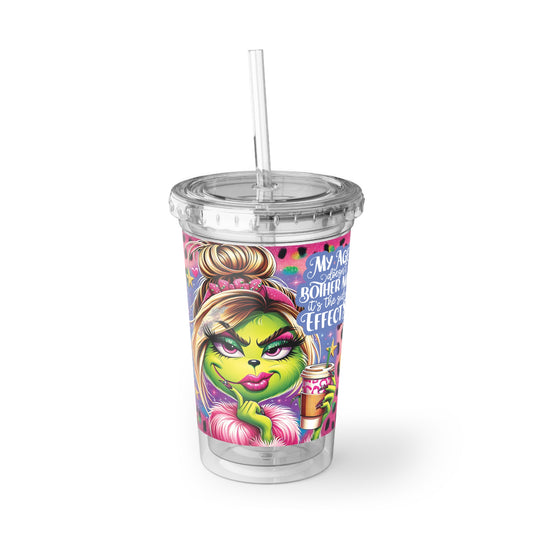 Sassy Mature Grinch Tumbler