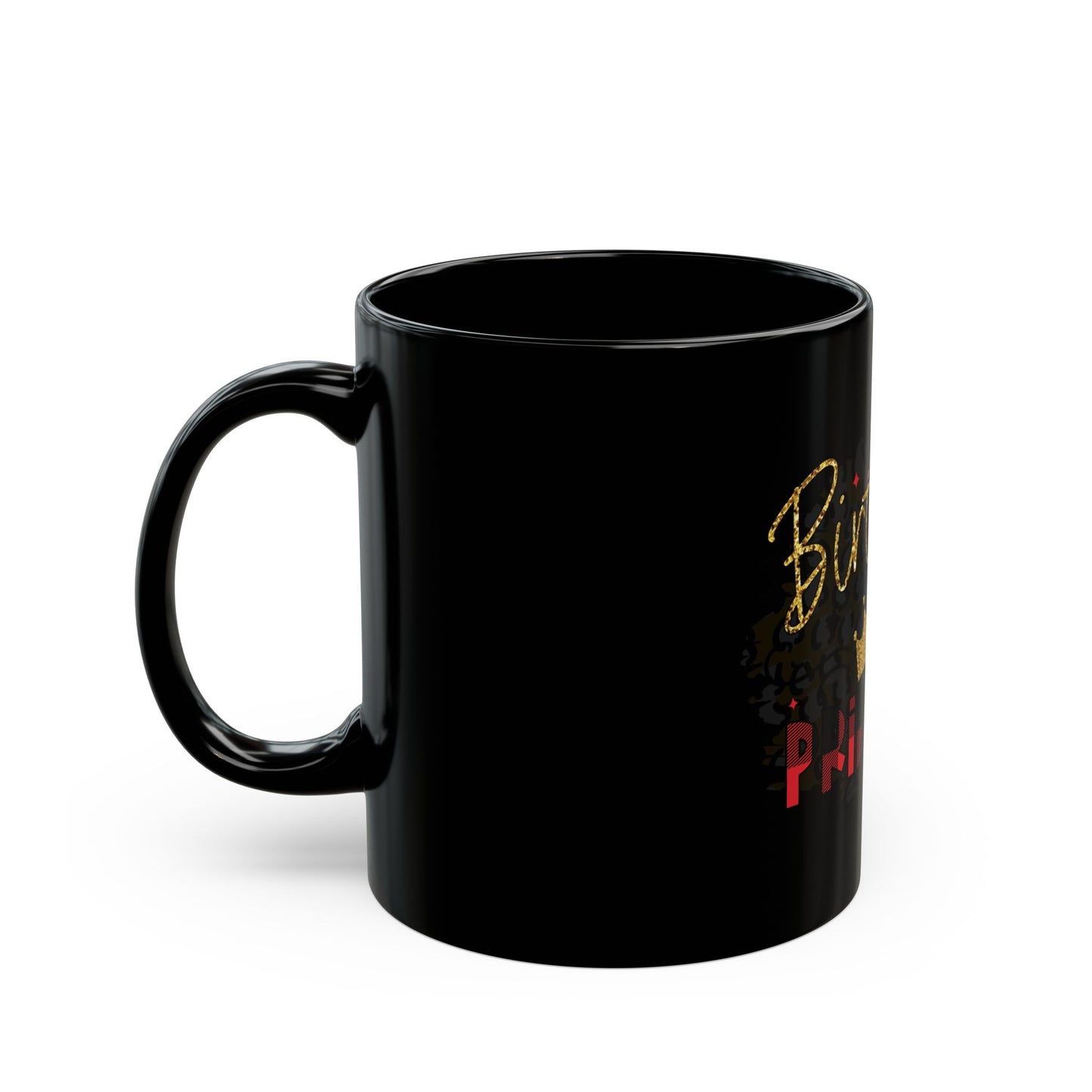 Birthday Princess Black Mug