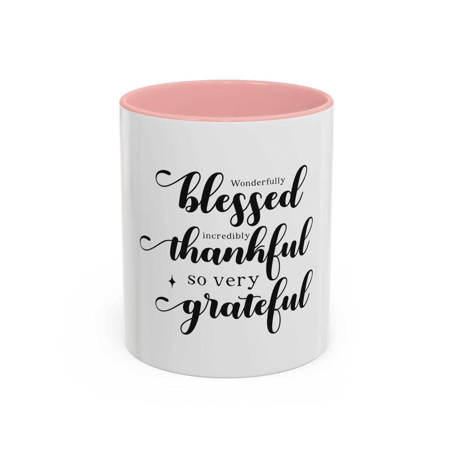 Blessed Grateful Thankful  Mug