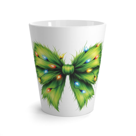 Grinch Bow Latte Mug