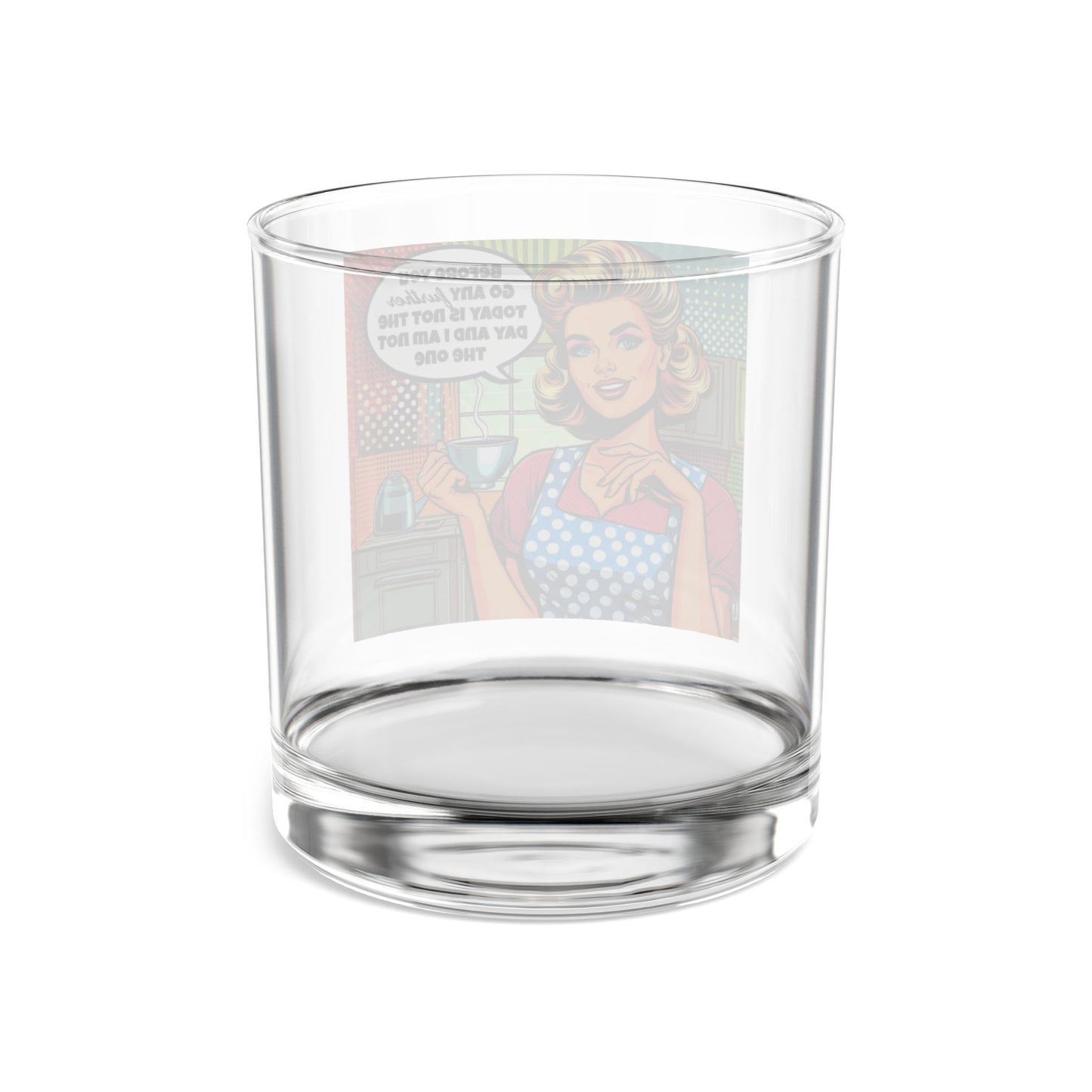 I'm Not the One Rocks Glass - 10oz, Quirky Gift for Cocktail Lovers