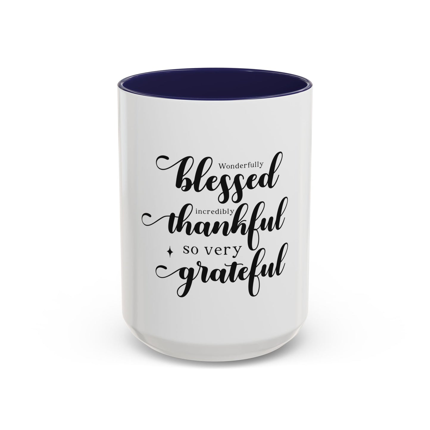 Blessed Grateful Thankful  Mug