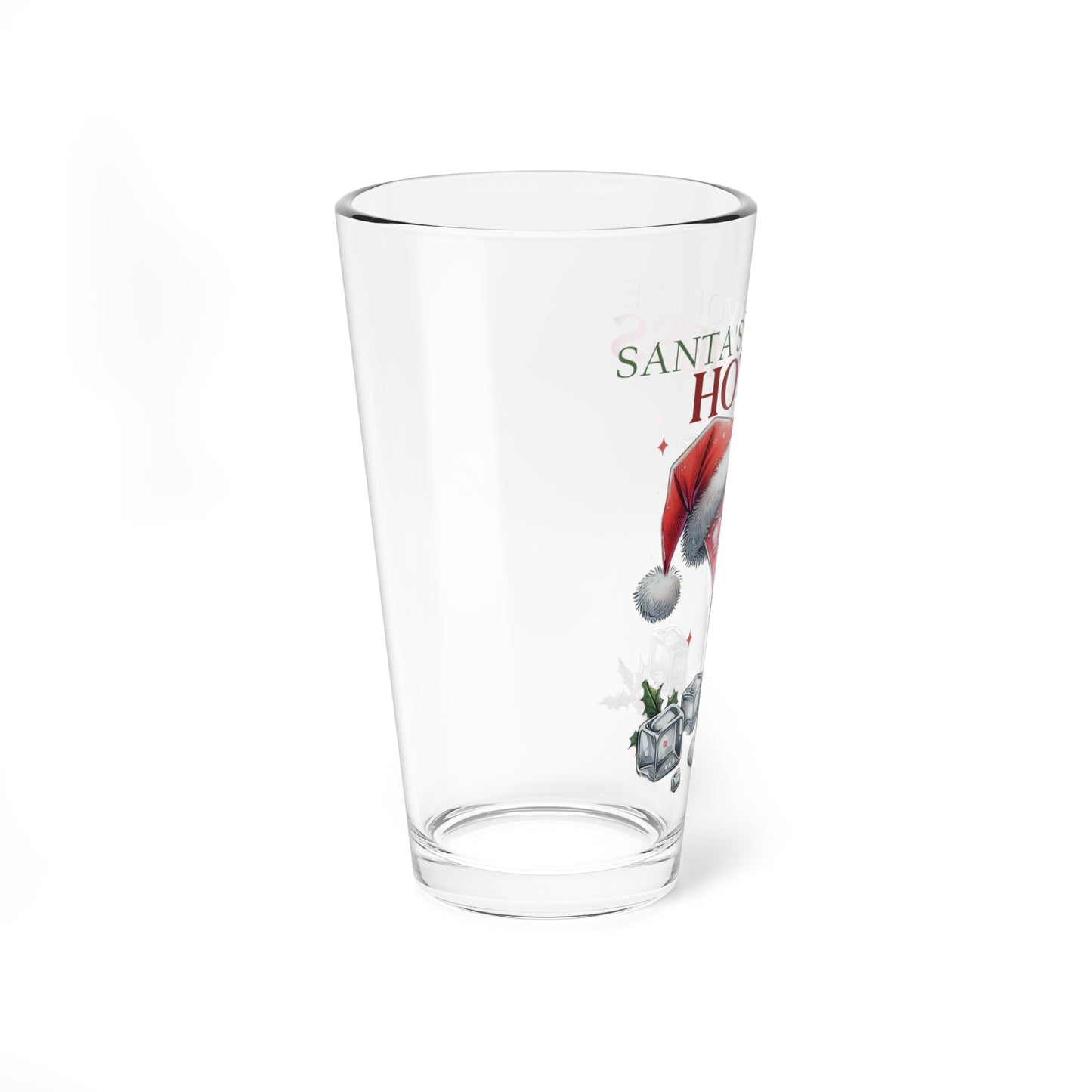 Santa's Favorite Hot Mess Mixing Glass